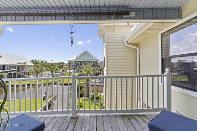 855 Dove Blvd, Bay Saint Louis, MS 39520 - deck featuring a water view