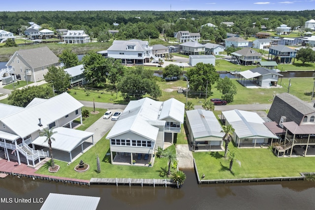 855 Dove Blvd, Bay Saint Louis, MS 39520 - aerial view of residential area with a large body of water