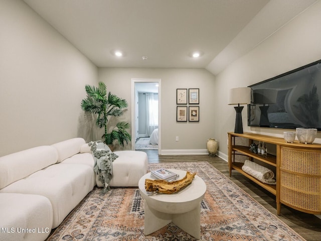 9668 W Oaklawn Rd, Biloxi, MS 39532 - living area with wood finished floors and recessed lighting
