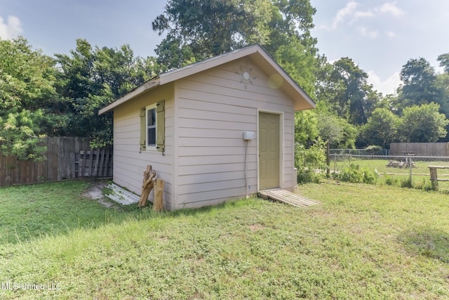 2213 N St, Gulfport, MS 39507 - view of shed featuring view of scattered trees