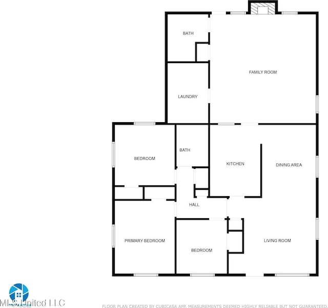 2213 N St, Gulfport, MS 39507 - floor plan / room layout