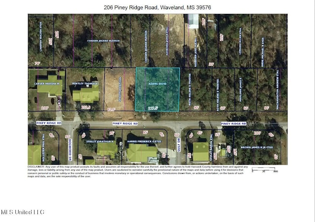 206 Piney Ridge Rd, Waveland MS, 39576 land for sale