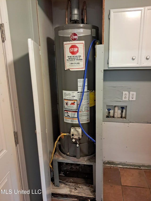 2943 Suncrest Dr, Jackson, MS 39212 - utility room with gas water heater