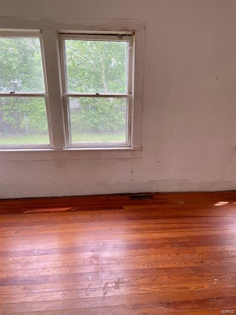 332 S Elm, Dexter, MO 63841 - unfurnished room featuring plenty of natural light and wood-type flooring
