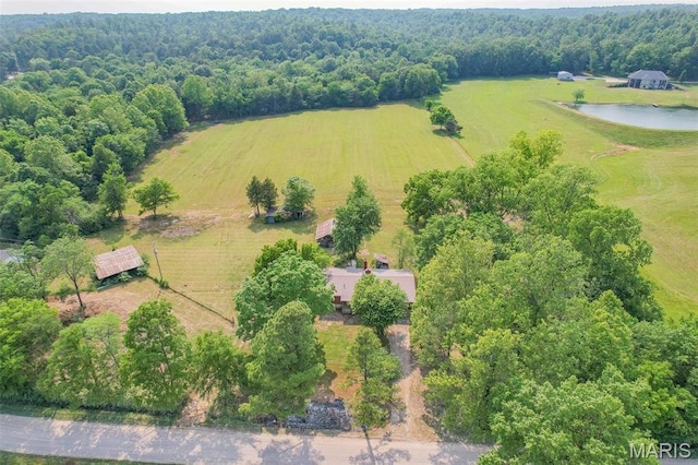 607 County Road 423, Poplar Bluff, MO 63901 - view of rural area featuring a large body of water and a heavily wooded area