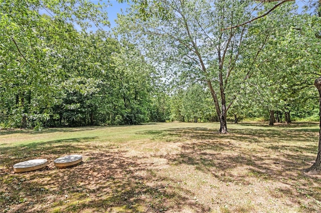 4239 Carter Rte Unit B, Ellsinore, MO 63937 - view of green lawn with a wooded view