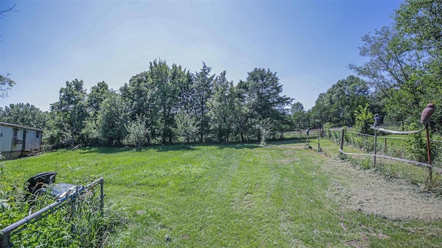 3340 Stonehouse Rd, De Soto, MO 63020 - view of yard with fence