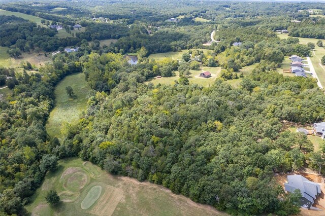 3340 Stonehouse Rd, De Soto, MO 63020 - aerial view of property and surrounding area with a forest