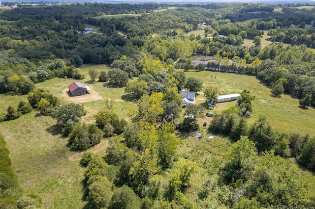 3340 Stonehouse Rd, De Soto, MO 63020 - view of rural area featuring a heavily wooded area