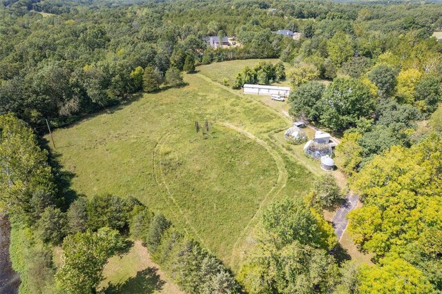 3340 Stonehouse Rd, De Soto, MO 63020 - aerial overview of property's location featuring a forest