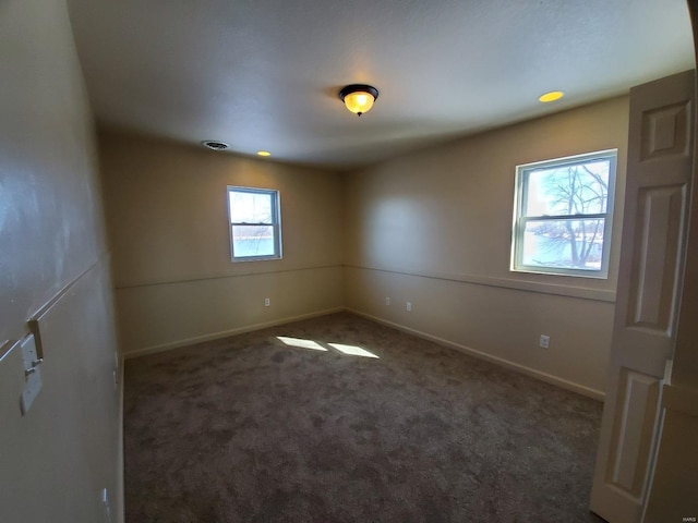 801 S Front St, La Grange, MO 63448 - carpeted empty room with baseboards