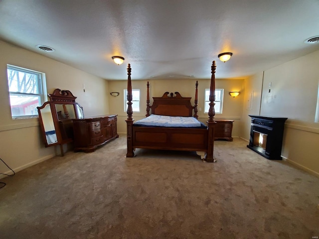 801 S Front St, La Grange, MO 63448 - bedroom featuring light carpet and baseboards