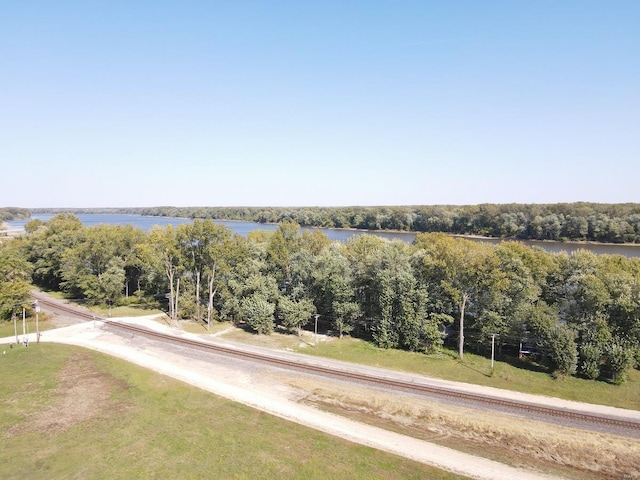 801 S Front St, La Grange, MO 63448 - bird's eye view of a nearby body of water