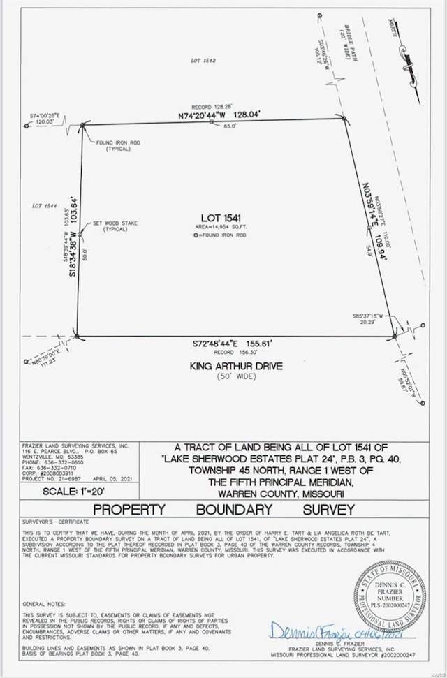 1541 King Arthur Dr, Lake Sherwood, MO 63357