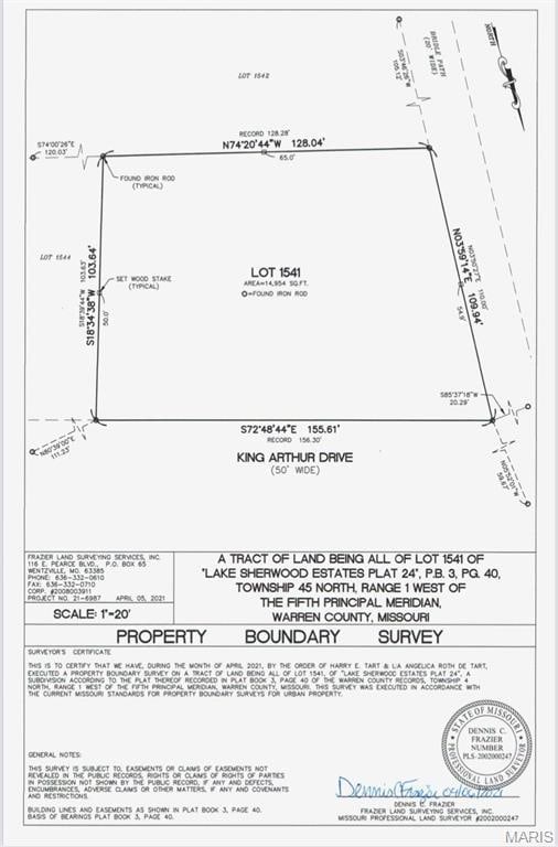 1541 King Arthur Dr, Lake Sherwood, MO 63357