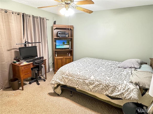 21 Forest Ln, Union, MO 63084 - carpeted bedroom featuring a ceiling fan and an office area