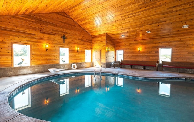 272 NE 1350th Ave, Greenfield, IL 62044 - indoor pool with a diving board