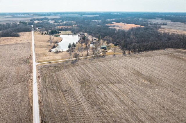 272 NE 1350th Ave, Greenfield, IL 62044 - overview of rural landscape featuring a large body of water