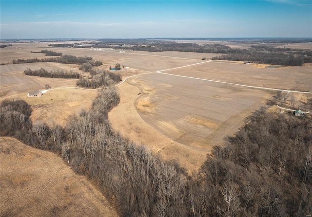 272 NE 1350th Ave, Greenfield, IL 62044 - aerial overview of property's location featuring rural landscape