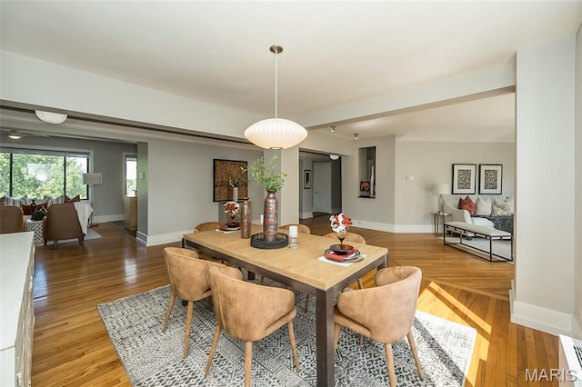 410 N Newstead Ave Unit 6W, Saint Louis, MO 63108 - dining room with light wood-style flooring and baseboards