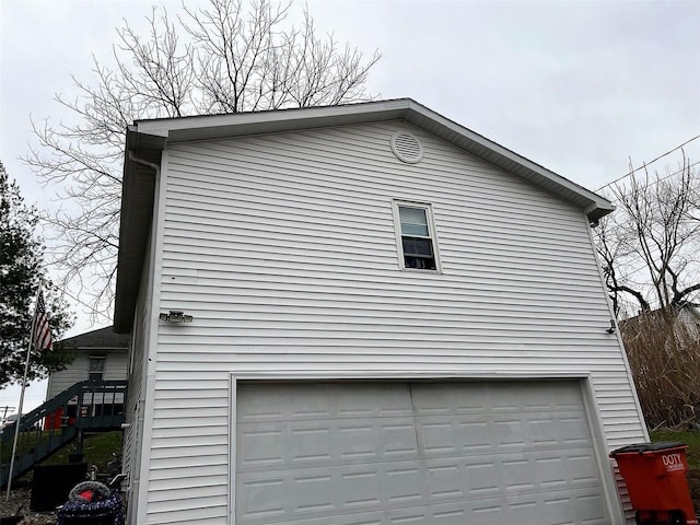 429 N Kennedy Blvd, Vandalia, IL 62471 - view of property exterior featuring an attached garage