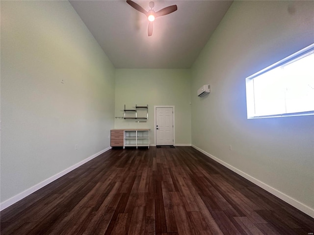 29455 State Highway Ac, Lebanon, MO 65536 - spare room with baseboards, a ceiling fan, and dark wood finished floors