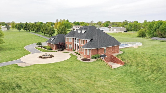 aerial view of property and surrounding area