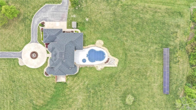 drone / aerial view