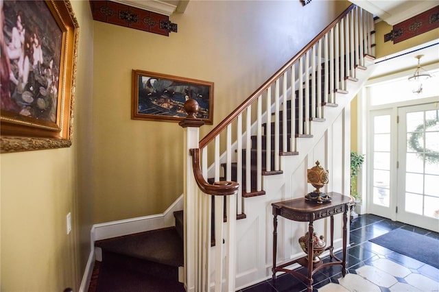 16093 Hwy W, Clarksville, MO 63336 - staircase featuring tile patterned flooring