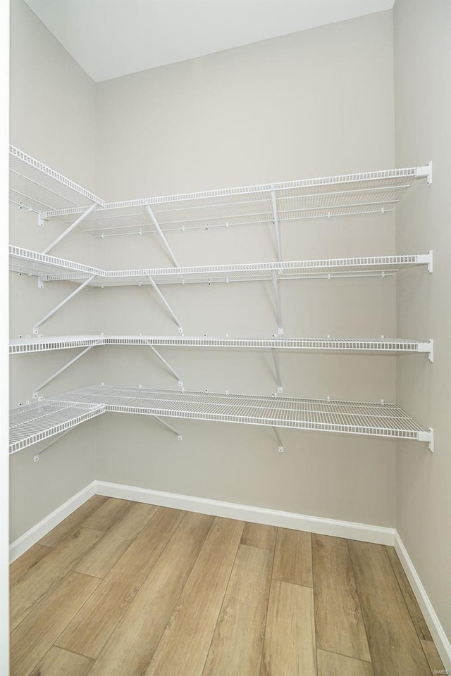 view of storage area