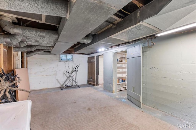 374 N Park Ave, Cape Girardeau, MO 63701 - view of unfinished basement