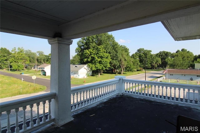 1001 S Main St, Lockwood, MO 65682 - view of patio / terrace featuring view of wooded area