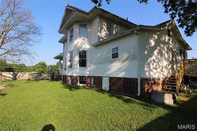 1001 S Main St, Lockwood, MO 65682 - rear view of house with stairs and a deck