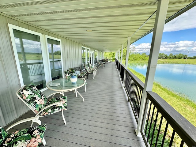 14305 State Highway F, Canton, MO 63435 - wooden deck featuring a water view