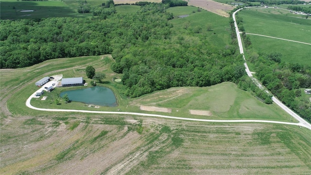 14305 State Highway F, Canton, MO 63435 - aerial overview of property's location featuring rural landscape