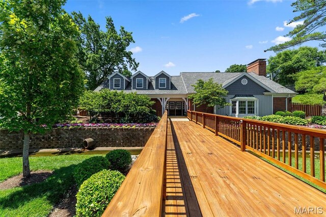 1509 Swallow Dr, Saint Louis, MO 63144 - view of wooden terrace