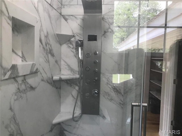 1202 S Gertrude St, Salem, MO 65560 - bathroom with a marble finish shower