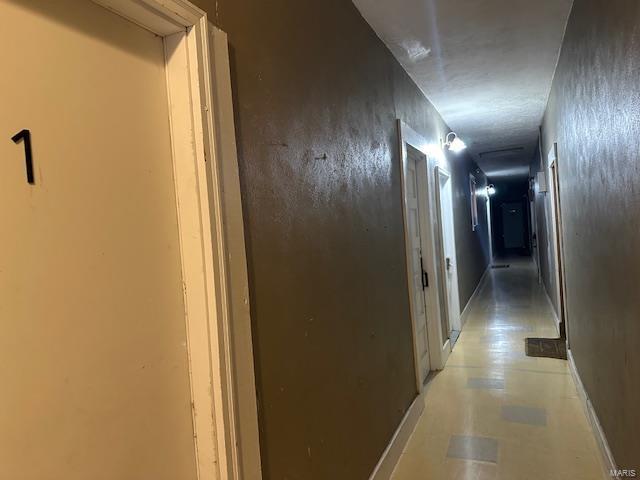 13 N Division St, Duquoin, IL 62832 - hallway with light flooring and baseboards