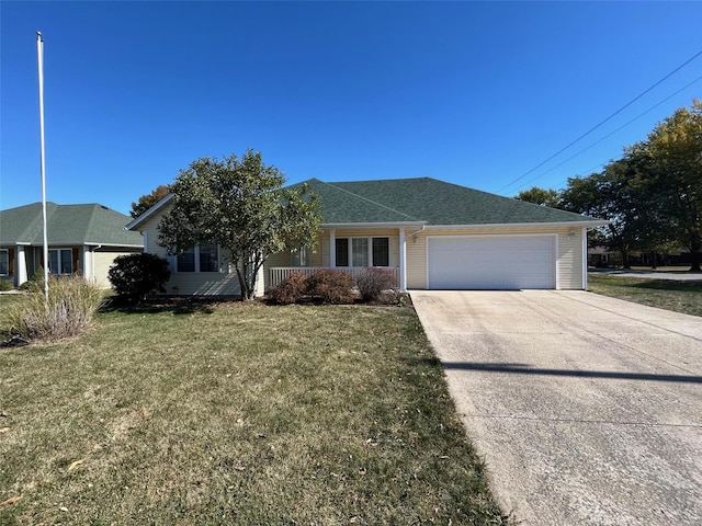 802 N Allen, Centralia, MO 65240 - single story home featuring an attached garage, concrete driveway, a front lawn, and a shingled roof