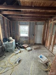 118 Kinder St, Cahokia, IL 62206 - misc room with wood ceiling