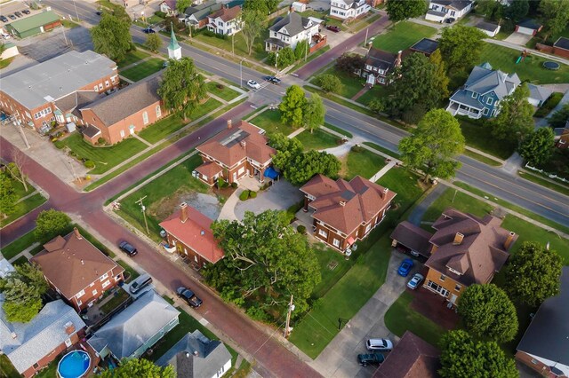 202 Poplar St, Harrisburg, IL 62946 - aerial view of property's location with nearby suburban area