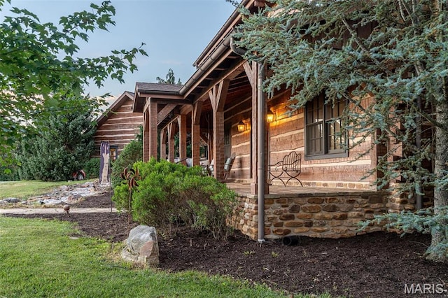 5140 Saint Anns Rd, Washington, MO 63090 - view of side of home featuring a porch