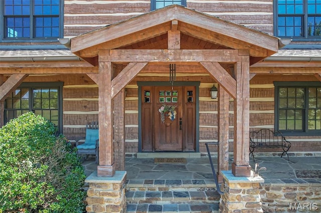 5140 Saint Anns Rd, Washington, MO 63090 - view of exterior entry with a porch
