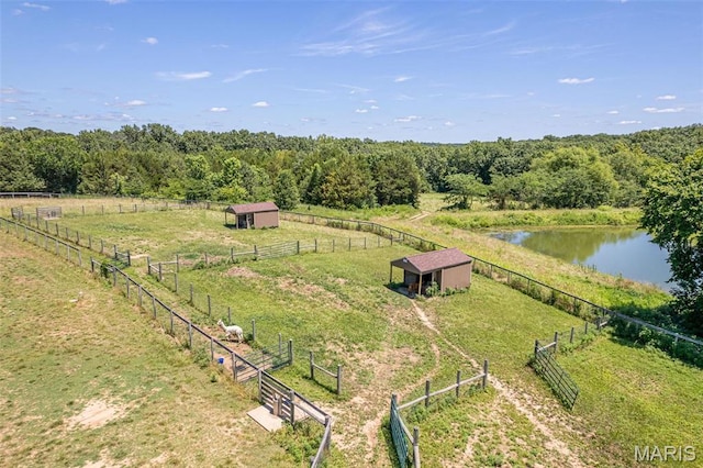 5140 Saint Anns Rd, Washington, MO 63090 - view of rural area featuring a nearby body of water and a pastoral area