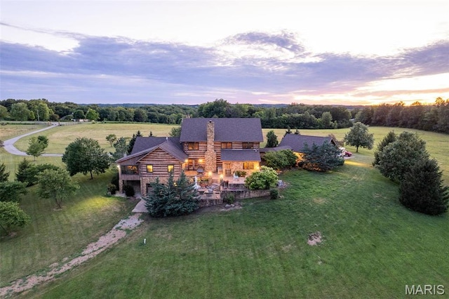 5140 Saint Anns Rd, Washington, MO 63090 - view of aerial view at dusk
