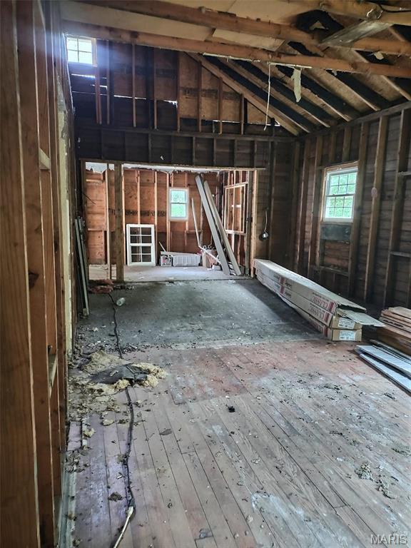 602 Elm St, Leadwood, MO 63653 - miscellaneous room with wood-type flooring