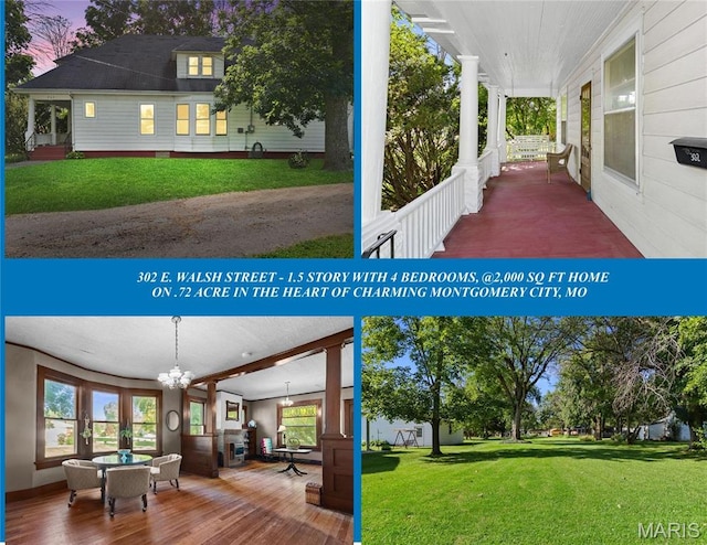 302 E Walsh St, Montgomery City, MO 63361 - view of a document with a collage of images