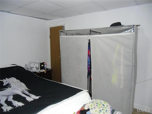 116 Wilson Park Ln, Granite City, IL 62040 - bedroom featuring a drop ceiling