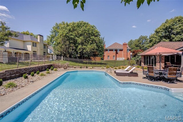 6 Red Fox Rd, Belleville, IL 62223 - view of swimming pool with a patio area