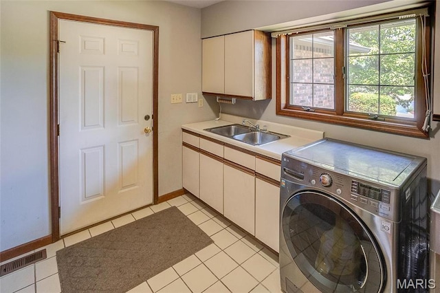 6 Red Fox Rd, Belleville, IL 62223 - laundry room with washer / clothes dryer and cabinet space